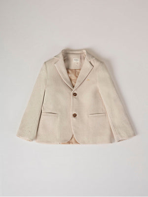 BEIGE TWO BUTTON BLAZER