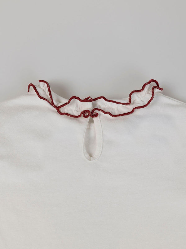 CAMISETA ERIZO BLANCO ROTO