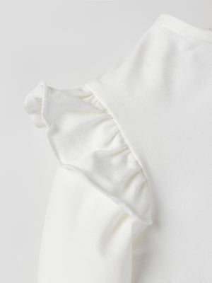 NO RAIN NO FLOWERS T-SHIRT PURE WHITE