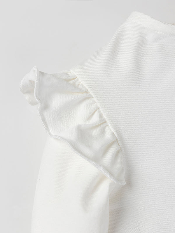 NO RAIN NO FLOWERS T-SHIRT PURE WHITE