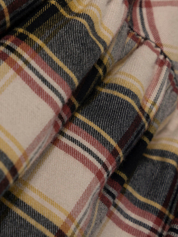 LARGE MULTICOLOR CHECKED RUFFLED SKIRT