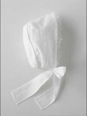 CAPOTA DETALLE LAZO BLANCO PURO