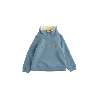 SUDADERA CAPUCHA FINS YOUR ADVENTURE AZUL VERDOSO