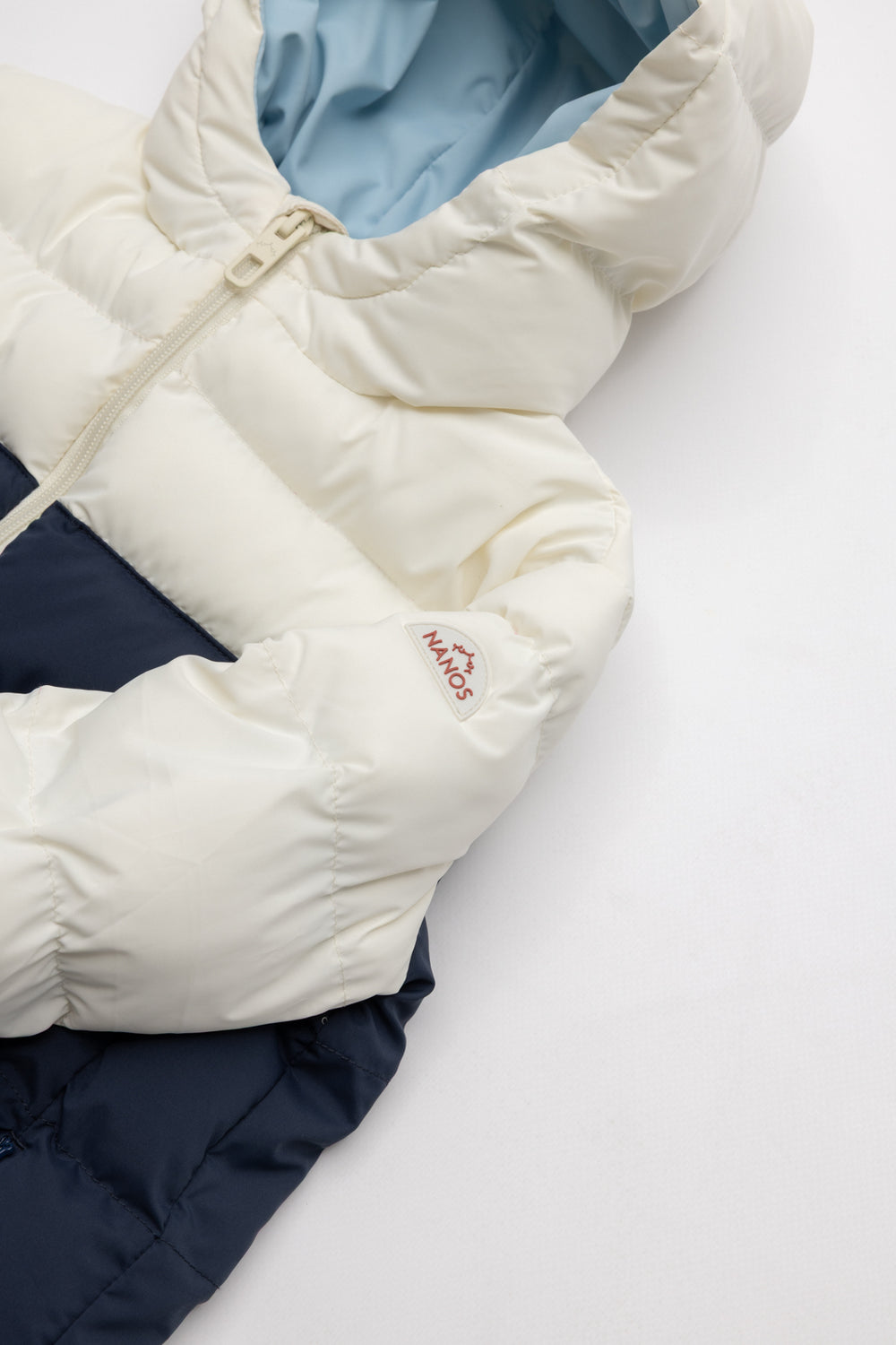 PLUMÍFERO BICOLOR AZUL