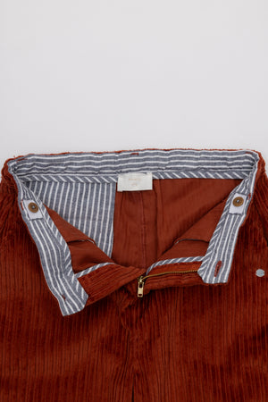 PANTALÓN PANA NARANJA OSCURO