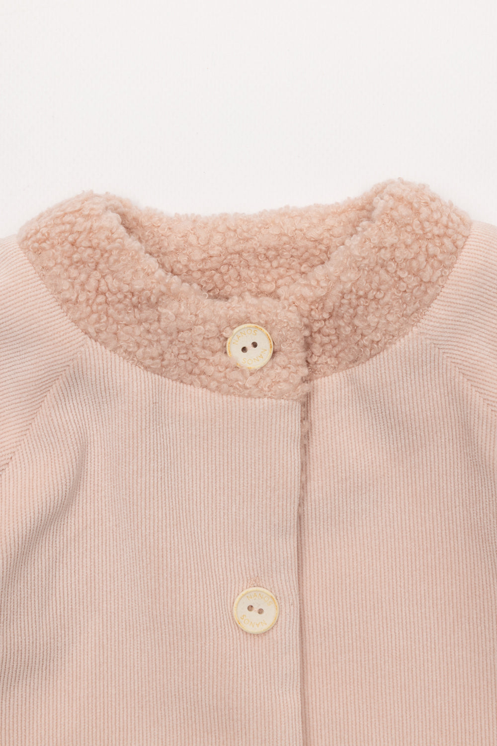 CAZADORA MICROPANA PELO ROSA CLARO