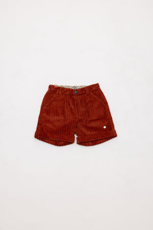 SHORT PANA LIBERTY NARANJA OSCURO