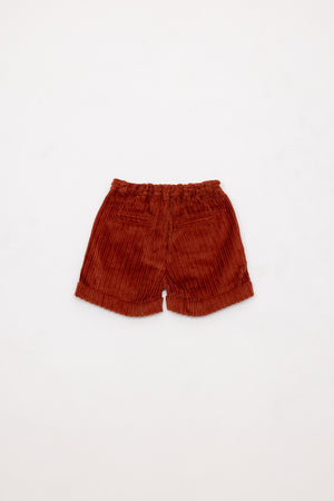 SHORT PANA LIBERTY NARANJA OSCURO