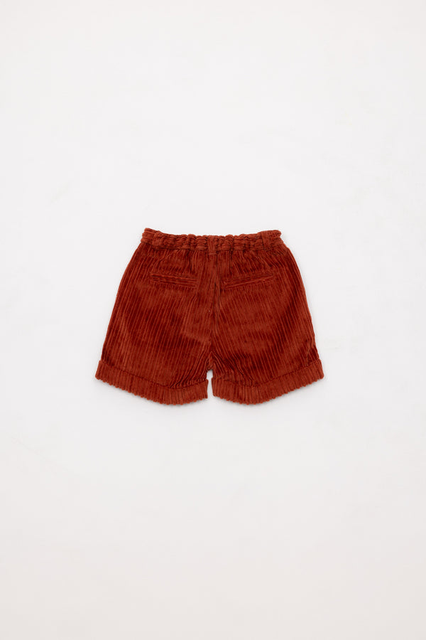 SHORT PANA LIBERTY NARANJA OSCURO