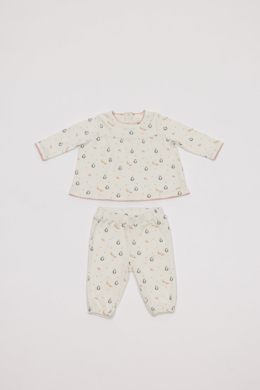 PIJAMA DOS PIEZAS PINGÜÍNA NATA