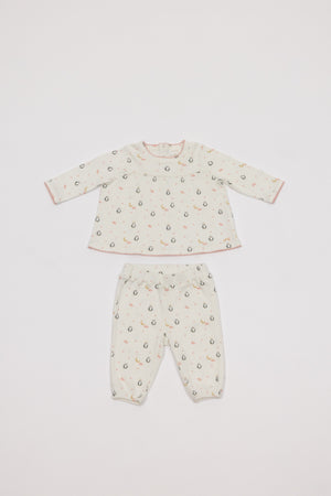 PIJAMA DOS PIEZAS PINGÜÍNA NATA
