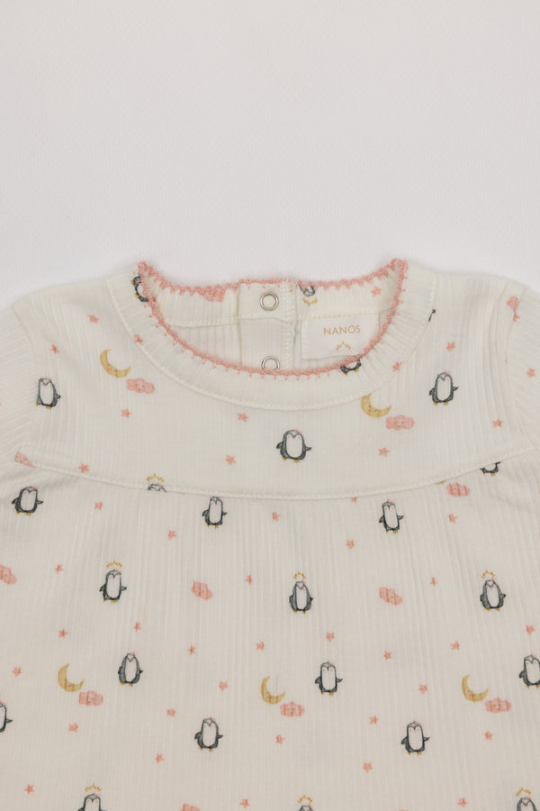 PIJAMA DOS PIEZAS PINGÜÍNA NATA