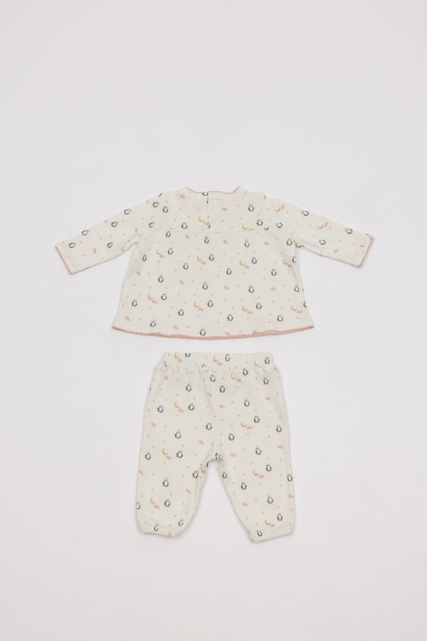 PIJAMA DOS PIEZAS PINGÜÍNA NATA