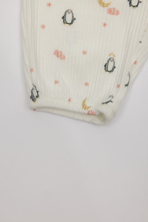 PIJAMA DOS PIEZAS PINGÜÍNA NATA