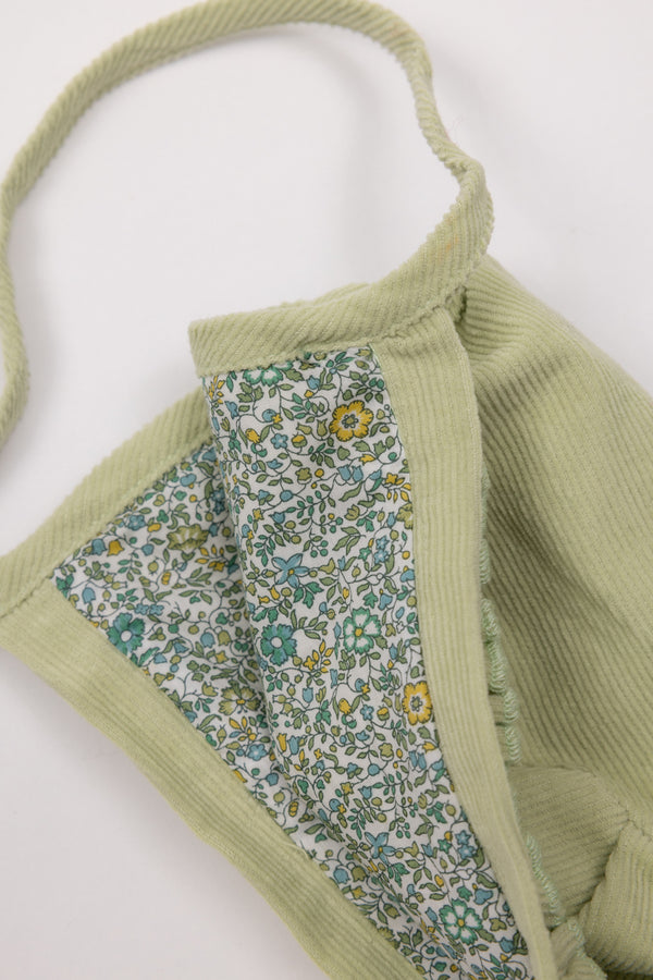 Capota volante forro Liberty micropana verde pistacho