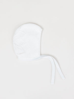 CAPOTA DE PUNTO BLANCO PURO