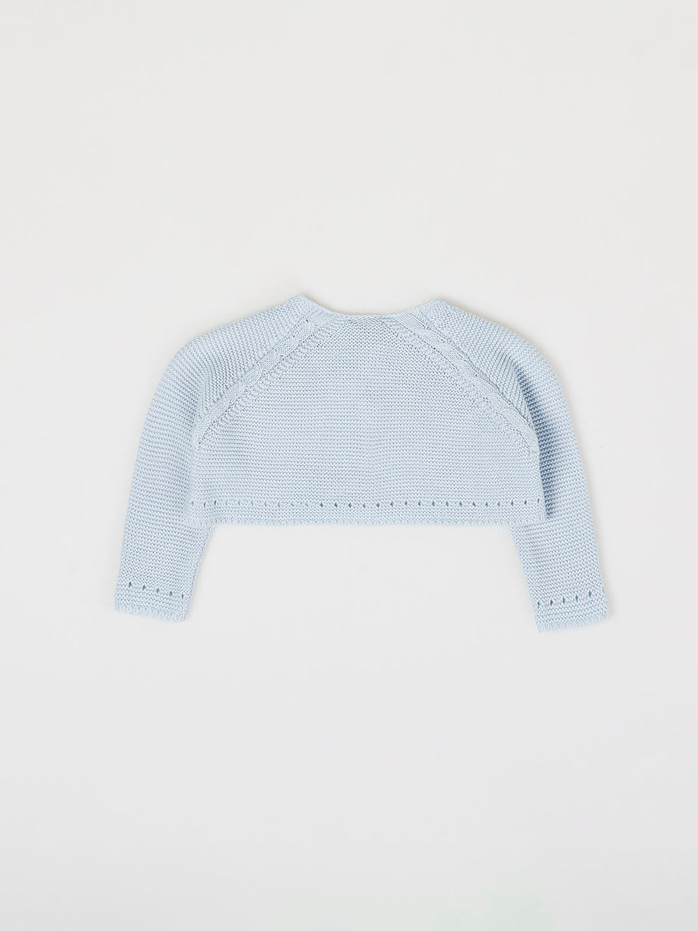 CHAQUETA DE PUNTO BOTONES AZUL BEBÉ