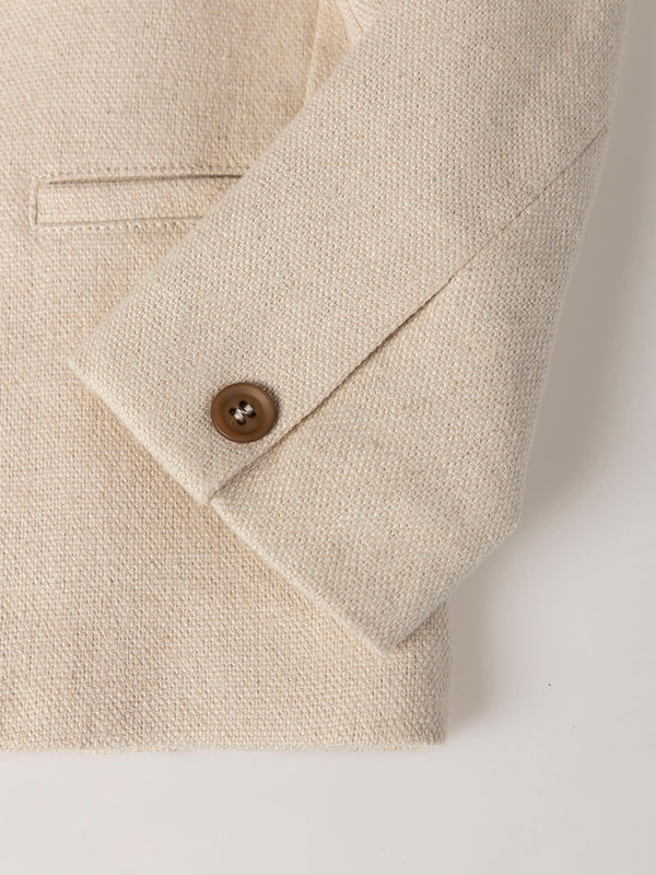 BEIGE TWO BUTTON BLAZER