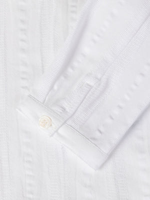 CAMISA ESTRUCTURA BOLSILLO BLANCO ROTO