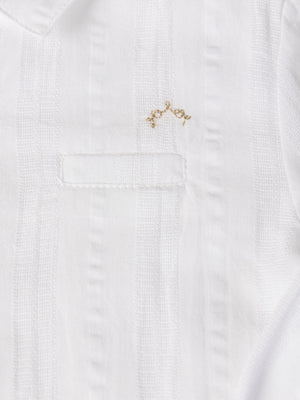 CAMISA ESTRUCTURA BOLSILLO BLANCO ROTO