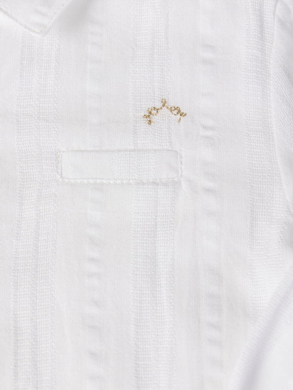 CAMISA ESTRUCTURA BOLSILLO BLANCO ROTO