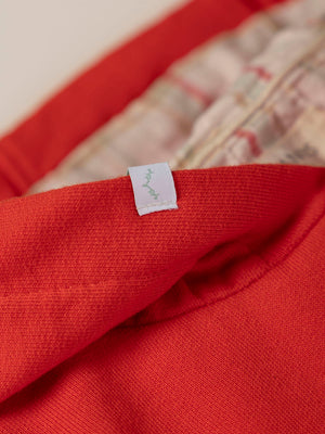 SUDADERA BÁSICA NANOS ROJO CLARO