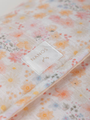 CAMBIADOR ESTAMPADO ACUARELA  MANDARINA