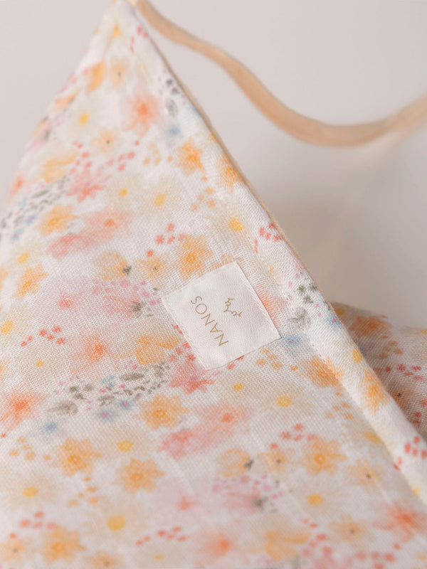 CAMBIADOR ESTAMPADO ACUARELA  MANDARINA