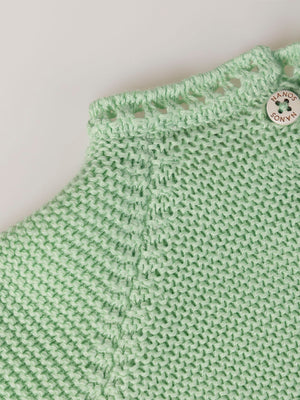 JERSEY PUNTO DETALLE ESTRELLA VERDE AGUA