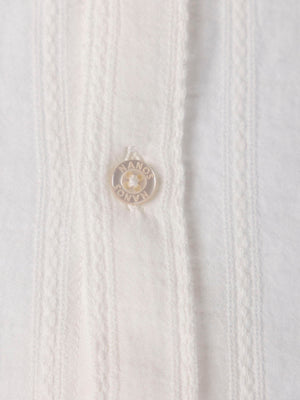 CAMISA CUELLO MAO ESTRUCTURA  BLANCO PURO