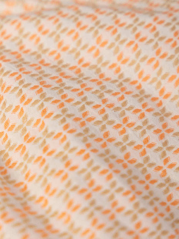 RANITA CON TIRANTES TEJIDO ESTRUCTURA MANDARINA