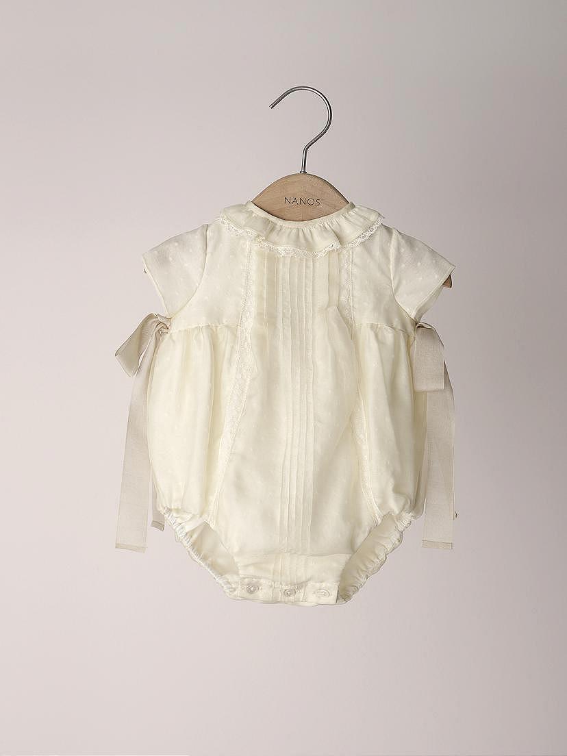 NANOS / BABY BOY / Outfits and Rompers / MAMELUCO ORGANZA CRUDO / 1211250017