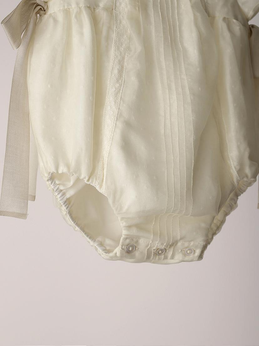NANOS / BABY BOY / Outfits and Rompers / MAMELUCO ORGANZA CRUDO / 1211250017 (1)