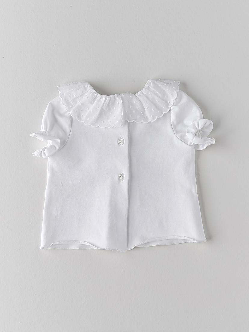 NANOS / BABY GIRL / Shirts, Polo-necks & T-shirts / CAMISETA PUNTO BLANCO / 1313045901