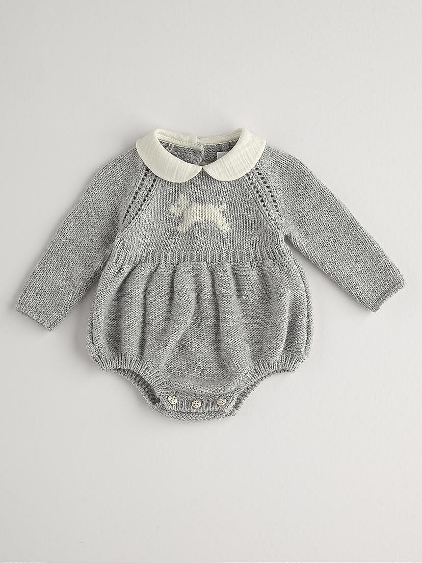 NANOS / NEWBORN / Outfits and Rompers / MAMELUCO GRIS CLARO / 3221267009