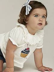NANOS / BABY GIRL / Shirts, Polo-necks & T-shirts / CAMISETA PUNTO CRUDO / 1213015917 (3)