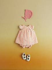 NANOS / BABY GIRL / Dresses / MINI CON BRAGUI SEERSUKER CORAL / 1212020643 (3)