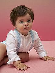 NANOS / BABY BOY / Shirts, Polo-necks & T-shirts / CAMISA LINO BLANCO / 1213333501 (9)