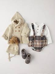 NANOS / BABY BOY / Outfits and Rompers / BOTITA GRIS / 2283170009 (9)