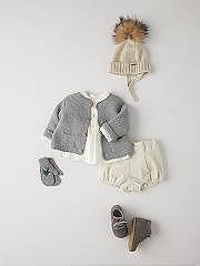 NANOS / BABY BOY / Outfits and Rompers / BOTITA GRIS / 2283170009 (5)
