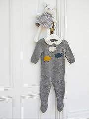NANOS / NEWBORN / Outfits and Rompers / PELELE PUNTO GRISOSCURO / 3228327010 (3)