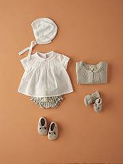 NANOS / NEWBORN / Outfits and Rompers / BLUSA BATISTA BLANCO / 3133350001 (3)