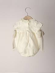NANOS / BABY BOY / Outfits and Rompers / MAMELUCO ORGANZA CRUDO / 1211250017 (2)