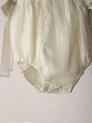 NANOS / BABY BOY / Outfits and Rompers / MAMELUCO ORGANZA CRUDO / 1211250017 (3)