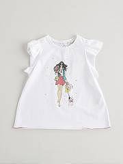NANOS / GIRL / Shirts, Polo-necks & T-shirts / CAMISETA PUNTO BLANCO / 1213525901