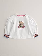 NANOS / GIRL / Cardigans, Sweaters, Hoodies / SUDADERA FELPA BLANCO / 1217516001