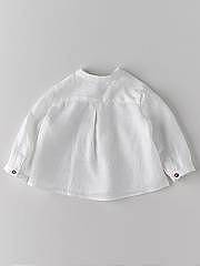NANOS / BABY BOY / Shirts, Polo-necks & T-shirts / CAMISA LINO CRUDO / 1313293517 (2)