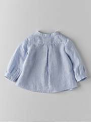 NANOS / BABY BOY / Shirts, Polo-necks & T-shirts / BLUSA LINO CELESTE / 1313323506 (2)