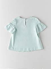 NANOS / GIRL / Shirts, Polo-necks & T-shirts / CAMISETA PUNTO VERDE AGUA / 1313565918 (2)