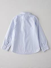 NANOS / BOY / Shirts, Polo-necks & T-shirts / CAMISA POPELIN CELESTE / 1313760296 (2)
